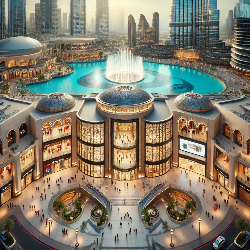 Dubai mall dubai foto van mall