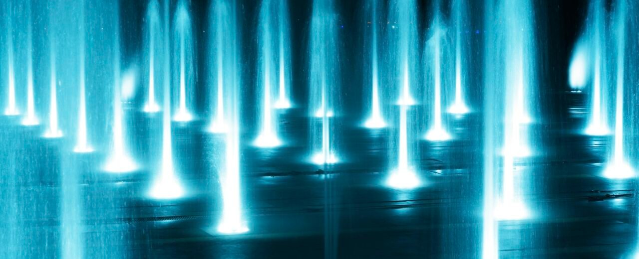 De Dubai Fountain en de fonteinshow