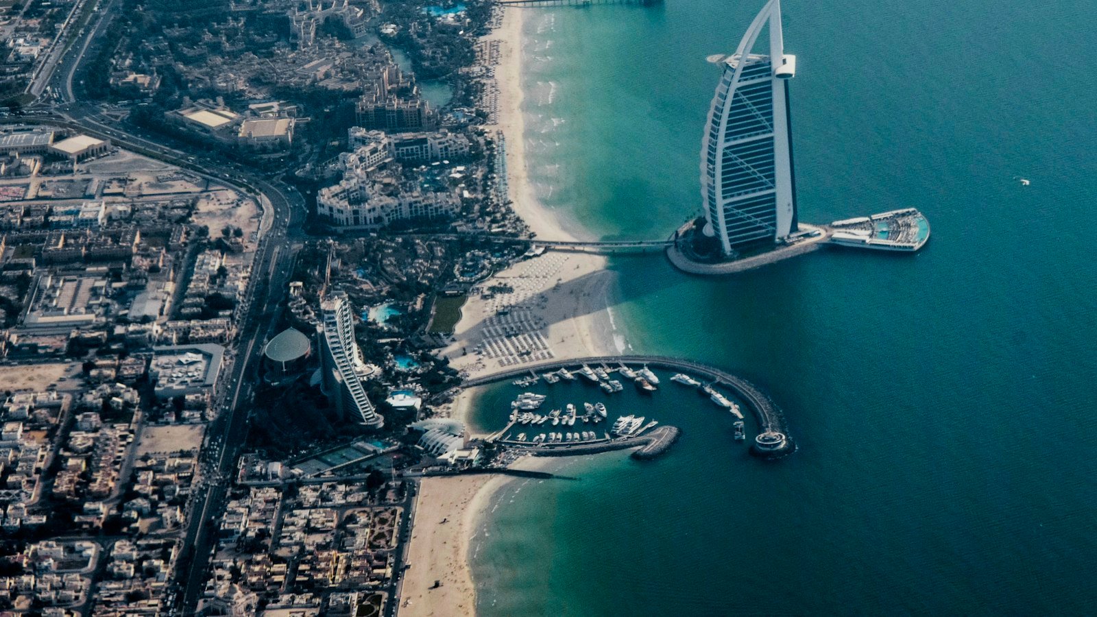 Helikoptervlucht in Dubai